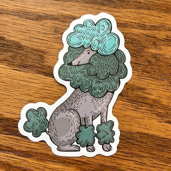 Beautiful Poodle Dog Sticker 3” - Picture 1 of 4